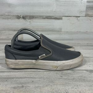 Vans Off The Wall Slip On Sneakers Gray‎ Low Top Unisex M6.5/W8 US